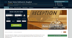 Desktop Screenshot of fraser-suites-sukhumvit.h-rez.com