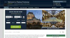 Desktop Screenshot of fairmont-chateaufrontenac.h-rez.com
