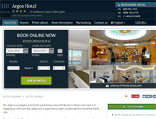 Tablet Screenshot of hotel-argos-talamanca.h-rez.com
