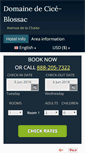 Mobile Screenshot of domaine-de-cice-blossac.h-rez.com