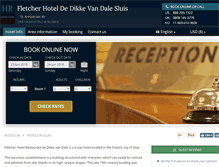 Tablet Screenshot of hotel-de-dikke-van-dale.h-rez.com