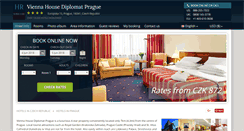 Desktop Screenshot of diplomat-hotel-prague.h-rez.com