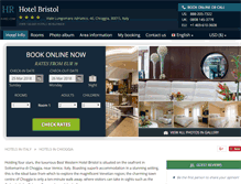 Tablet Screenshot of bestwestern-hotel-bristol.h-rez.com