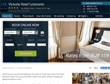 Tablet Screenshot of hotel-victoria-trieste.h-rez.com