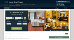 Desktop Screenshot of adria-hotel-prague.h-rez.com