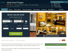 Tablet Screenshot of adria-hotel-prague.h-rez.com