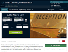 Tablet Screenshot of adagio-aparthotel-dehon.h-rez.com