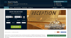 Desktop Screenshot of hotel-cristallo-angeli.h-rez.com