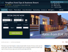 Tablet Screenshot of hotel-vergilius-creazzo.h-rez.com