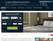 Tablet Screenshot of le-square-phillips-suites.h-rez.com