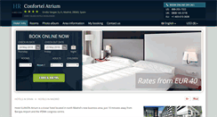 Desktop Screenshot of confortel-atrium-madrid.h-rez.com