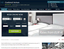 Tablet Screenshot of confortel-atrium-madrid.h-rez.com