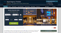 Desktop Screenshot of hyatt-regency-trinidad.h-rez.com