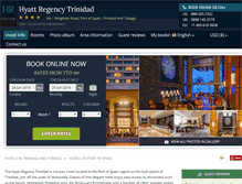 Tablet Screenshot of hyatt-regency-trinidad.h-rez.com