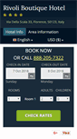 Mobile Screenshot of bestwesternrivoliflorence.h-rez.com