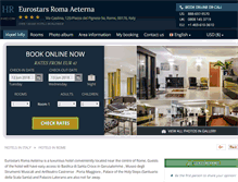 Tablet Screenshot of eurostars-roma-aeterna.h-rez.com