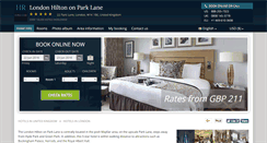 Desktop Screenshot of hilton-london-park-lane.h-rez.com