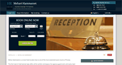 Desktop Screenshot of mehari-hotel-hammamet.h-rez.com