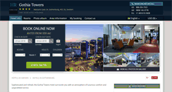 Desktop Screenshot of hotel-gothia-towers.h-rez.com