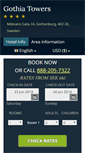 Mobile Screenshot of hotel-gothia-towers.h-rez.com
