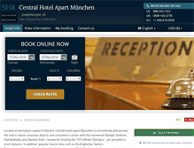 Tablet Screenshot of central-hotelapart-munich.h-rez.com