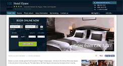 Desktop Screenshot of hotel-elysee-prague.h-rez.com