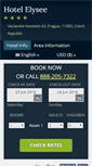 Mobile Screenshot of hotel-elysee-prague.h-rez.com