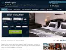 Tablet Screenshot of hotel-elysee-prague.h-rez.com