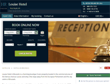 Tablet Screenshot of louise-hotel-brussels.h-rez.com