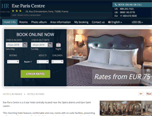 Tablet Screenshot of hotel-de-la-fleche-dor.h-rez.com