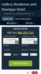 Mobile Screenshot of galleryresidence-istanbul.h-rez.com