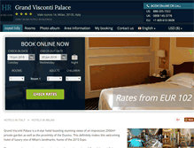 Tablet Screenshot of grand-visconti-palace.h-rez.com