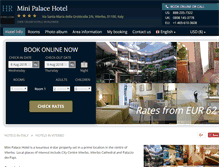 Tablet Screenshot of mini-palace-hotel-viterbo.h-rez.com
