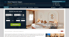 Desktop Screenshot of hotel-majestic-saigon.h-rez.com