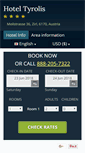 Mobile Screenshot of hotel-tyrolis-zirl.h-rez.com