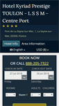 Mobile Screenshot of kyriad-prestige-toulon.h-rez.com