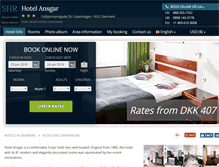 Tablet Screenshot of hotel-ansgar-copenhagen.h-rez.com