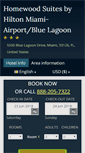 Mobile Screenshot of homewood-suites-miamiarpt.h-rez.com