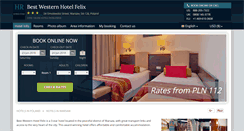 Desktop Screenshot of hotel-felix-warsaw.h-rez.com