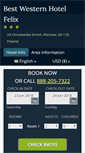 Mobile Screenshot of hotel-felix-warsaw.h-rez.com
