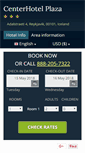 Mobile Screenshot of centerhotel-plaza.h-rez.com