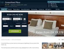 Tablet Screenshot of centerhotel-plaza.h-rez.com