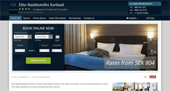 Desktop Screenshot of elitestadshoteletkarlstad.h-rez.com
