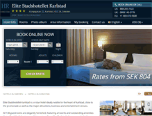 Tablet Screenshot of elitestadshoteletkarlstad.h-rez.com
