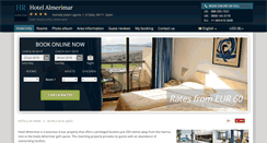 Desktop Screenshot of hotel-ar-almerimar.h-rez.com