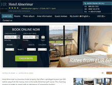 Tablet Screenshot of hotel-ar-almerimar.h-rez.com