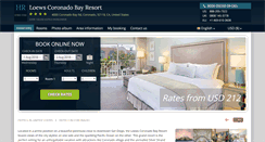 Desktop Screenshot of loews-coronado-bay-resort.h-rez.com