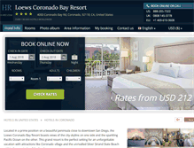 Tablet Screenshot of loews-coronado-bay-resort.h-rez.com