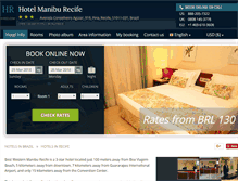 Tablet Screenshot of bestwestern-manibu-recife.h-rez.com