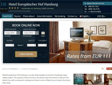 Tablet Screenshot of europaischer-hof-hamburg.h-rez.com